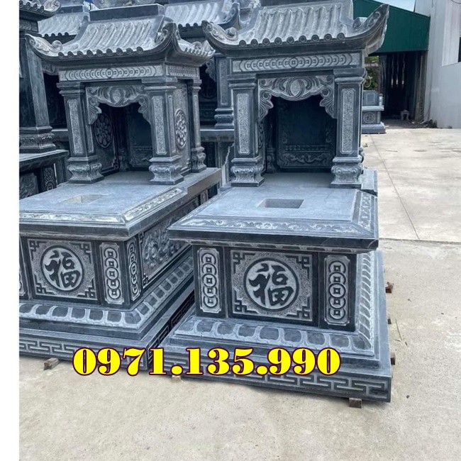 97- Mẫu mộ đá tự nhiên đẹp bán tại Hưng Yên - mộ đá liền ngôi-image-2