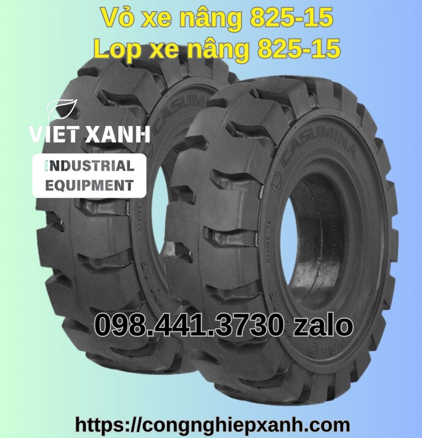 Vỏ xe nâng 825-15 casumina – Lốp xe nâng đặc 825-15-image-3