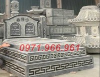 mẫu mộ đá xanh đá nghĩa trang bán quảng nam, ông bà bố mẹ 976