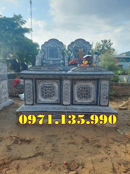 92- Cửa Hàng Nên Chọn Mua Mộ Đá Đá Đôi Đẹp Tại Thái Bình-image-2