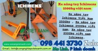 Xe nâng tay 2500kg ichimens việt nam giá tốt