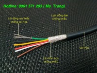 Cáp tín hiệu chống nhiễu 2x0.22, 4x0.22, 6x0.22, 8x0.22