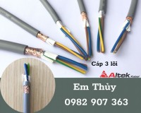 Cáp điều khiển 3 lõi x 0.5mm, 0.75mm, 1.0mm, 1.5mm