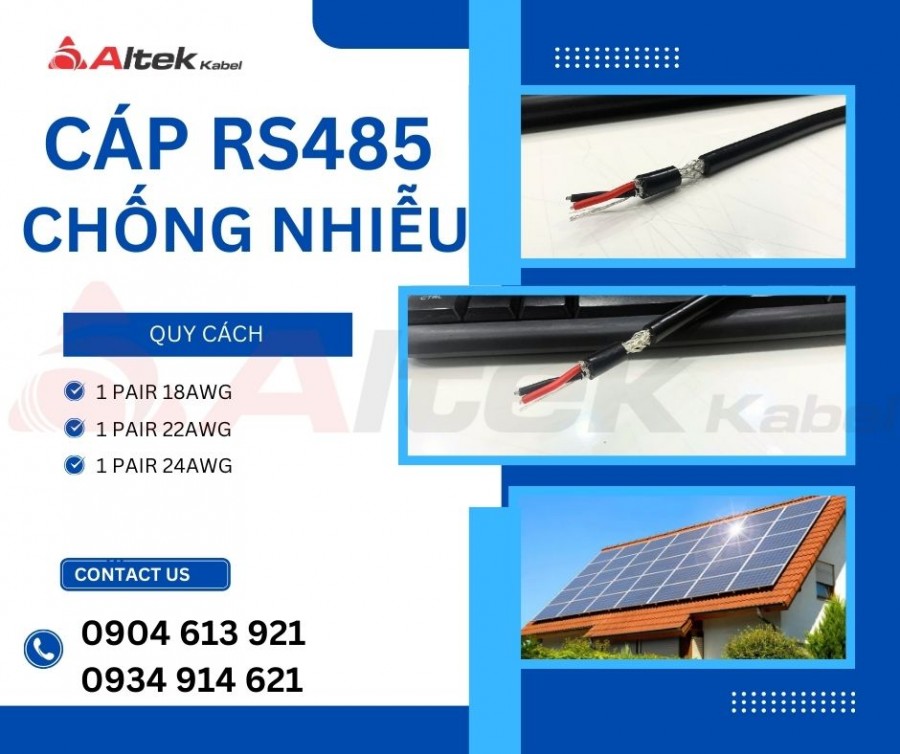 Cáp tín hiệu RS485 chống nhiễu 22AWG Altek Kabel-image-2