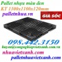 Pallet nhựa đen 1300x1100x120mm giá rẻ call 0984423150 Huyền