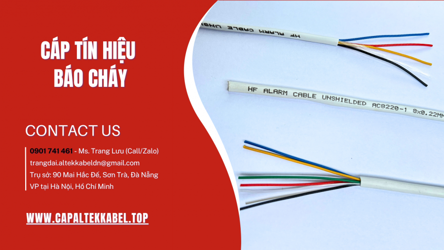Cáp báo cháy Altek Kabel 0.22mm – Giá tốt, dễ thi công-image-5