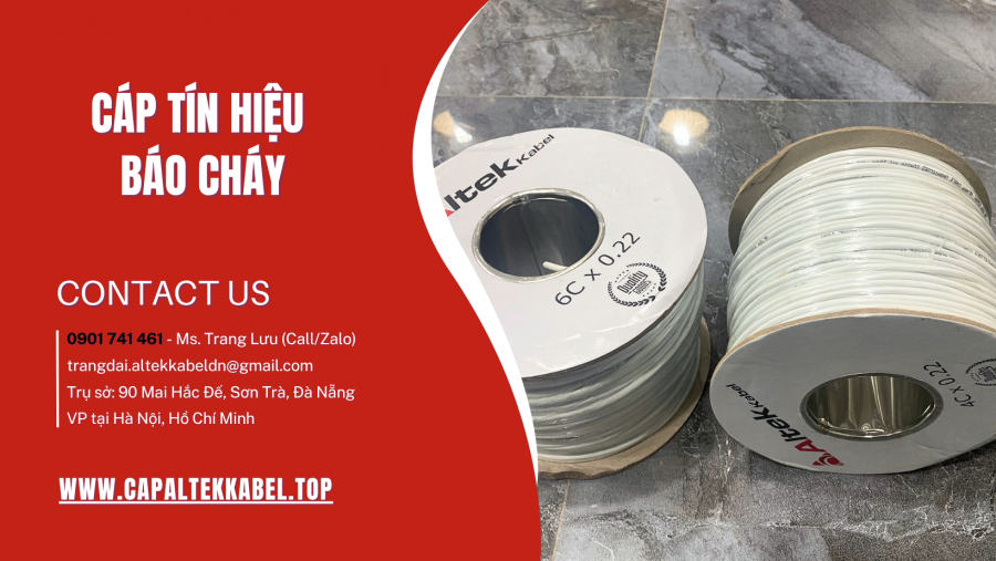 Cáp báo cháy Altek Kabel 0.22mm – Giá tốt, dễ thi công-image-2