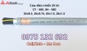 Cáp điều khiển 25 lõi 25x0.5, 25x0.75, 25x1.0, 25x1.5 CT-500, SH-500