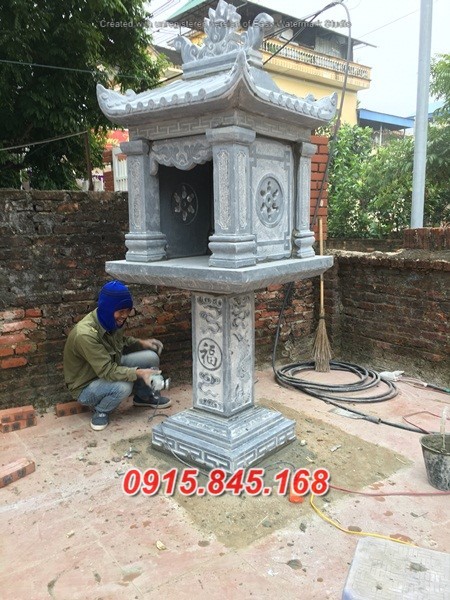 kon tum 07 - mẫu miếu thờ đá có mái che bán kon tum,-image-2