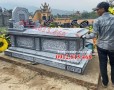 Mẫu mộ đá khối đẹp bán tại Huế 750TTH – Mộ đá tại Huế đẹp chuẩn phong thủy