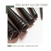 Ống ruột gà lõi thép bọc nhựa PVC luồn dây điện, thép mạ kẽm