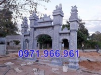 490 mẫu cổng đá đẹp bán tuyên quang – tam quan tứ trụ