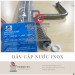 Dây cấp nước mềm máy nước nóng lạnh inox 304 chiều dài tùy chỉnh