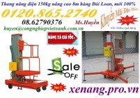 Giá thang nâng điện 150kg nâng cao 8m rẻ nhất tại Tp.HCM, hàng có sẵn