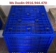 Sóng nhựa có bánh xe, rổ nhựa công nghiệp, rổ nhựa may mặc call 0916.944.470