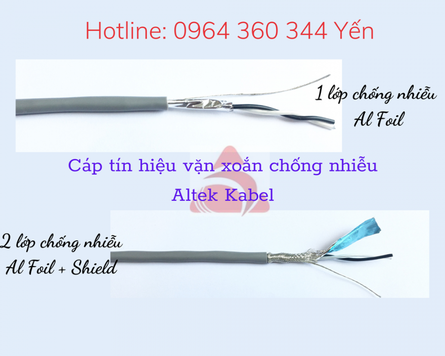 Cáp Altek Kabel tín hiệu vặn xoắn chống nhiễu 1Pair-image-3