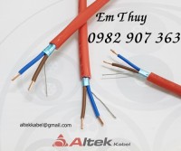 Cáp chống cháy FR 2x2.5mm2 +E chống nhiễu Altek Kabel