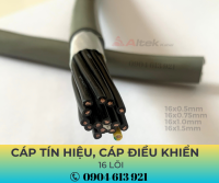 Cáp điều khiển chống nhiễu 16 lõi 0.5/0.75/1.0/1.5mm