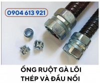 Ống ruột gà lõi thép bọc dây điện phi 1 inch