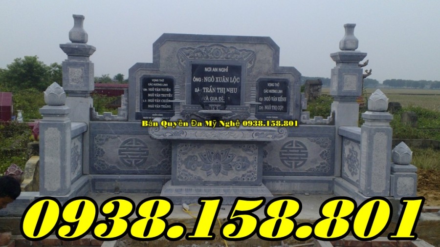 Lâm Đồng 75+ mẫu lăng mộ gia đình đẹp - mẫu nghĩa trang gia đình đá xanh-image-2
