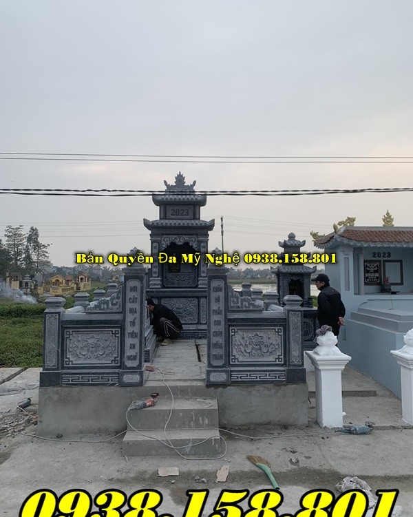 Hậu Giang 76+ mẫu lăng mộ gia đình đẹp - nghĩa trang gia tộc bằng đá tự nhiên-image-2
