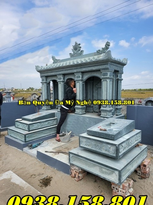 Lâm Đồng 75+ mẫu lăng mộ gia đình đẹp - mẫu nghĩa trang gia đình đá xanh-image-3