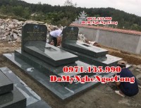 Mẫu mộ đá đôi gia đình đẹp bán tại Vĩnh Long