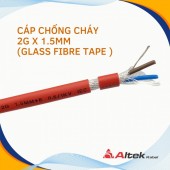 Cáp chống cháy ALTEK KABEL 2 lõi có lớp chịu nhiệt amiang