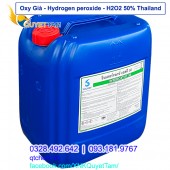 Oxy Già Công Nghiệp - Hydrogen peroxide – H2O2 50‰ Thái Lan tại BRVT