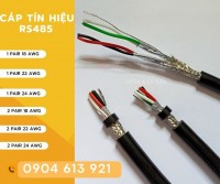 cáp tín hiệu RS485 vặn xoắn chống nhiễu, cáp truyền thông chống nhiễu rs485