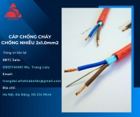 Dây tín hiệu loại 2x1,5mm2 chống cháy, chống nhiễu hãng Altek Kabel