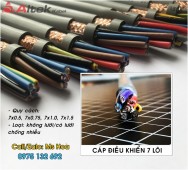 Cáp điều khiển 7x1.5, 7x1.0, 7x0.75, 7x0.5 giá ưu đãi – sẵn kho