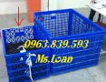 Sóng nhựa 26 bánh xe đựng nguyên vật liệu, rổ nhựa hs015 / 0963 839 593