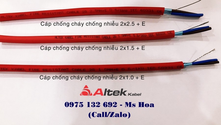Cáp chống cháy 2x2.5, cáp tín hiệu chống cháy 2x2.5-image-2