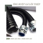 Ống ruột gà lõi thép bọc nhựa PVC luồn dây điện, thép mạ kẽm