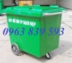 Thùng rác nhựa, thùng rác 120L, thùng rác 240L giá rẻ