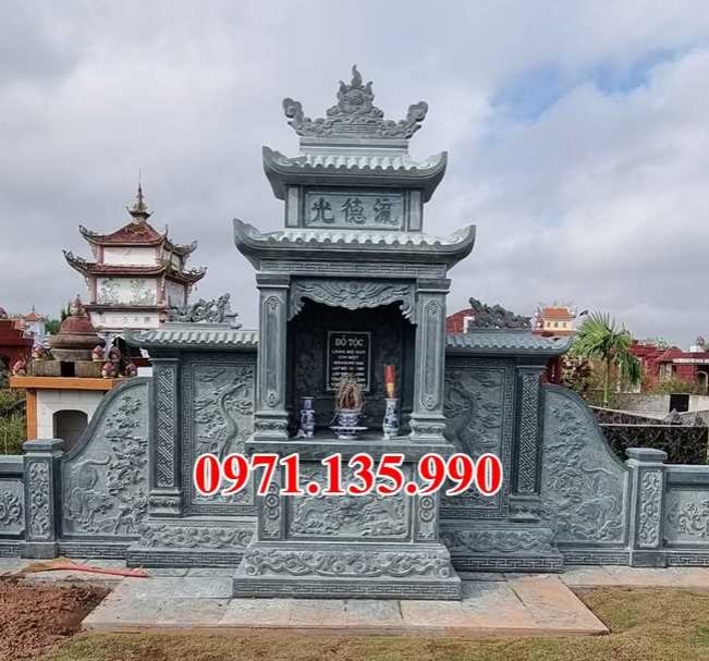 Lạng Sơn Mẫu khuôn viên lăng mộ đá đẹp bán tại Lạng Sơn - gia đình dòng họ gia t-image-3