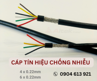 Cáp tín hiệu chống nhiễu 4x0.22/ 6x0.22/8x0.22mm