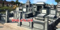 Thái Nguyên Mẫu lăng mộ đá quây đẹp bán tại Thái Nguyên - gia đình dòng họ