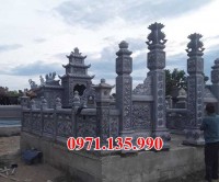 Bắc Ninh Mẫu khuôn viên lăng mộ đá đẹp bán tại Bắc Ninh - gia đình dòng họ gia t