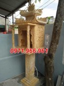 Mẫu Am Thờ đá thờ ngoài trời đẹp bán tại điện biên - đơn giản hiện đại 834