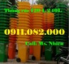 Thùng rác nhựa giá rẻ tại vĩnh long- Giảm giá thùng rác 120L 240L 660L giá sỉ- l