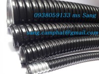 Ống ruột gà lõi thép bọc nhựa PVC kín nước hàng sẵn kho