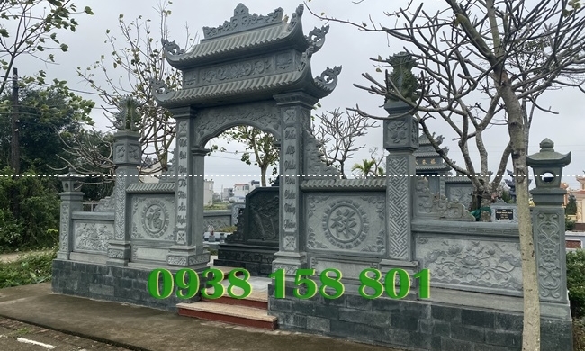 Kon Tum mẫu cổng lăng mộ gia tộc - nghĩa trang dòng họ-image-3