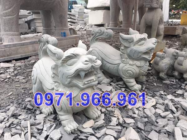 Mẫu tượng nghê bằng đá đẹp bán tại hậu giang - nghê đá nhà thờ canh cổng-image-3