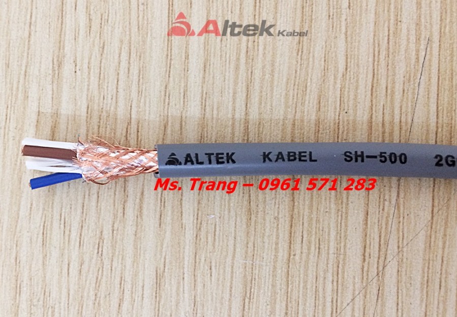 Cáp điều khiển 2x1.0sqmm có màn chắn chống nhiễu-image-2