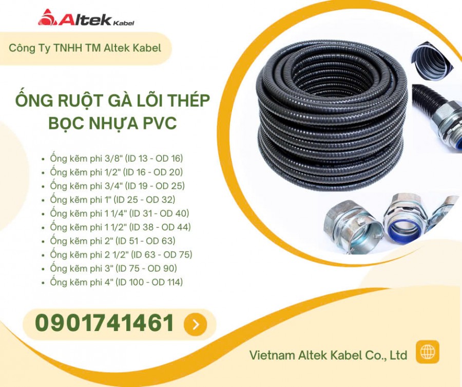 Ống ruột gà lõi thép bọc nhựa và đầu nối-image-3