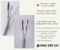 Cáp tín hiệu vặn xoắn 2 lớp chống nhiễu / Cáp Altek kabel