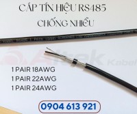 Cáp tín hiệu RS48 vặn xoắn chống nhiễu 1 pair 22AWG