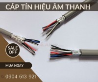 Cáp tín hiệu vặn xoắn âm thanh 1 pair 16awg chống nhiễu